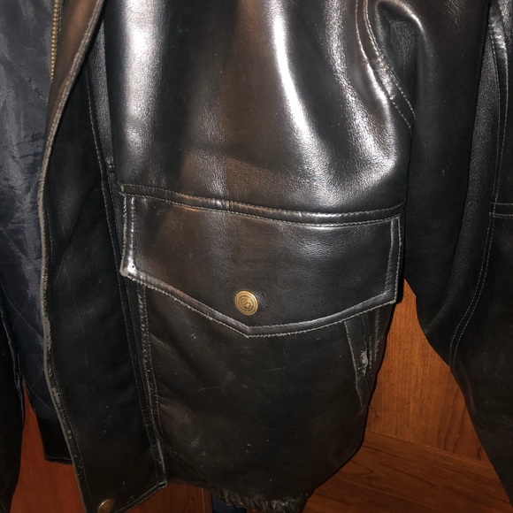 Men’s leather jacket - Picture 2 of 6